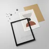 Gerahmtes Poster - Schwarzer Rahmen - Figuren Formen Produktbild-Vorschau 4