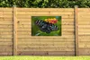 Gartenposter - 120x80 cm - Blauer Tiger Schmetterling  - Produktbild-Vorschau 4