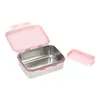 LÄSSIG Kinder Brotdose Edelstahl Lunchbox Frühstücksbox Produktbild-Vorschau 3