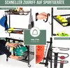 eluno Sportgerätewagen mit stabilen Ablageflächen, Körben Produktbild-Vorschau 4