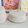 HMF Aufbewahrungskorb mit Deckel 25,5 x 11,5 cm in Creme Produktbild-Vorschau