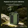 6 in 1 Notfall-Solarradio, Bluetooth, TF-Karte/USB-Stick Produktbild-Vorschau 8