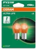 2 Glühlampen Blinkleuchte PY21W 12V 21W BAU15s OSRAM ULTRA Produktbild-Vorschau 1
