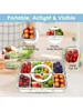 1Pièce Bol à snack avec couvercle ,Anti-fuite ,Assiette à Voir les images du produit 6