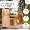 Waldfunk Eichhörnchen Futterhaus  I Wetterfeste Produktbild-Vorschau 4