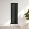 Owalny grzejnik rurowy - 1600 mm x 480 mm - Czarny Podgląd zdjęcia produktu 9