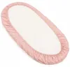 Jukki prostěradlo s gumou 80x40 cm do kočárku – Pastel Pink Náhled obrázku produktu 2