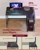 VASAGLE Schreibtisch mit Stauraum, L-Form Computertisch, Produktbild-Vorschau 7