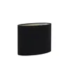 Light & Living - Lampenschirm oval Velours - Schwarz - Produktbild-Vorschau 3