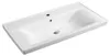 SAVA 90 lavabo en céramique 90x46cm, blanc Voir les images du produit 1