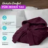 AR Line Kapuzen Bademantel 100% Baumwolle 450 g/m² – Uni Produktbild-Vorschau 3