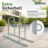 Fahrradanlehnbügel 140 x 88 cm Stahl feuerverzinkt Ø 50 mm Produktbild-Vorschau 6