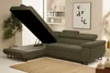 Ecksofa Sofa mit Schlaffunktion METZ Stoff Poso Blau Produktbild-Vorschau 2