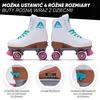 Apollo Wrotki Disco Roller Venus - Regulowane - Białe - L - Podgląd zdjęcia produktu 2