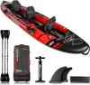 SKINHAWK 3ER EXCLUSIV KAJAK 480 CM x 96 CM ROT – Set mit Produktbild-Vorschau 1
