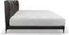Graues Doppelbett Polster Betten Bettkasten Design Produktbild-Vorschau 5
