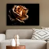 MuchoWow® - Leinwandbilder - Rose - Gold - Blumen - Produktbild-Vorschau 5