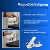 REV LED Akku Clip Leuchte mit Schalter, weiß        Voir les images du produit 4