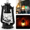 Schwarze Retro-PETROLEUMLAMPE, Metalllaterne, Windlicht mit Produktbild-Vorschau 1