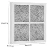 3er-Pack Kühlschrankfilter für LT120F, Aktivkohle, 80x80x8 mm Náhľad obrázku produktu