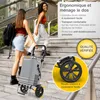 Chariot de courses pliable ELONEO, chariot de courses avec Voir les images du produit 6