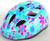 Volare – Kinderhelm 47–51 cm grün, rosa, Blumen Produktbild-Vorschau 5