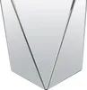 Verstellbarer Tisch aus MDF und Spiegel - Farbe: silber - Produktbild-Vorschau 5