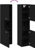 Badezimmer Wandschrank Schwarz Eiche 30x30x130 cm aus Produktbild-Vorschau 10