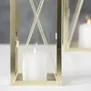 Złote lampiony FAROL, 2 metalowe latarenki Podgląd zdjęcia produktu 2