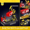Stavebnice dieselové lokomotivy s návěsem, jeřábem, RC/APC Náhled obrázku produktu 4