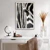 Gerahmtes Poster - Rahmen in heller Eiche - Zebra Streifen Produktbild-Vorschau 6