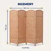 IvoQ Paraván – 4 panely – 170 x 160 cm – Skladací Náhľad obrázku produktu 2