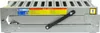 A close-up view of a foldable ramp, likely for vehicles, with warning labels and branding visible. Náhled obrázku produktu