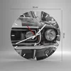 Wanduhr - Rund - Glasuhr - Ford Mustang Mach - 30x30cm - Produktbild-Vorschau 3