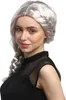 WIG ME UP Perücke Silber Grau Zopf Geflochten 08050A-P309 Produktbild-Vorschau 2