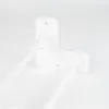 A white L-shaped bracket with two white cylindrical legs attached, shown against a white background. Produktbild-Vorschau