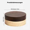 2 Stück Holz Aschenbecher mit Deckel und Produktbild-Vorschau 2
