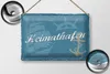 Blechschild Spruch 30x20cm Heimathafen Wanddeko Produktbild-Vorschau 2