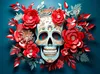 CALVENDO Puzzle Red Skull | 2000 Teile Lege-Größe 90x67cm Produktbild-Vorschau 3