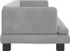 vidaXL pelíšek pro psy světle šedý 80x45x30 cm sametový Náhled obrázku produktu 4