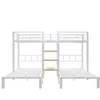 Flieks Etagenbett 90x200cm für 3 Kinder, Hochbett mit Produktbild-Vorschau 11