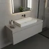 Kreabad Waschbecken 100x45 ohne Hahnloch Keramik Waschtisch Produktbild-Vorschau 3