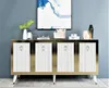 Skye Decor, Bare - Bílá, Zlatá, Skříně do obývacího pokoje, Náhled obrázku produktu 1