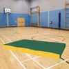 Trojdielny gymnastický matrac, zeleno-žltý, 150x100x8 cm Náhľad obrázku produktu 5