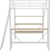 Letto a castello AIORBER, 90x200cm, in acciaio e MDF, con Anteprima dell’immagine prodotto 7