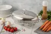 Stövchen Speisenwärmer Gehärtetes Glas Edelstahl Produktbild-Vorschau 6