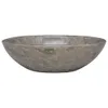 vidaXL Waschbecken Grau 53x40x15 cm Marmor Produktbild-Vorschau 3