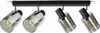 A four-light ceiling fixture with adjustable spotlight heads. Produktbild-Vorschau