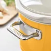 SWAN SF17031YELNEW Retro Slow Cooker 6,5L, Vetroceramica Anteprima dell’immagine prodotto 4