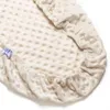 Jukki prostěradlo s gumou 80x40 cm do kočárku – Ecru Minky Náhled obrázku produktu 3